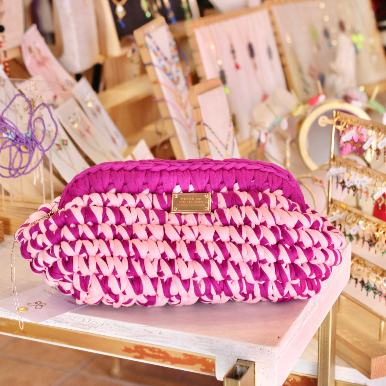 CLUTCH BAG MAGENTA/ ROSA BABY