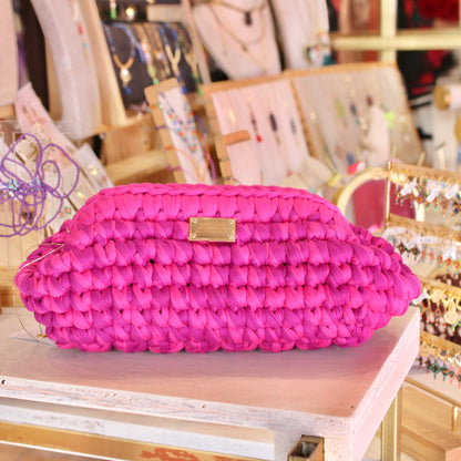 CLUTCH BAG ROSA FUCSIA / MAGENTA