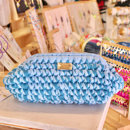 CLUTCH BAG TURQUEZA / AZUL CIELO