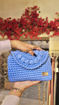 MODELO ALISSON AZUL FRANCÉS - (bolso de mano)